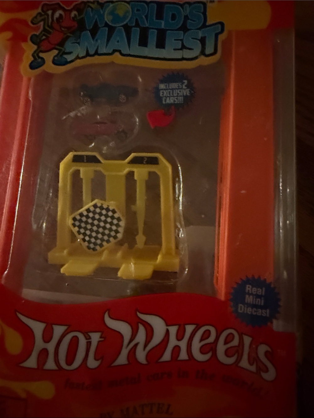 Hot Wheel worlds smallest Yellow Racing Launcher Playset